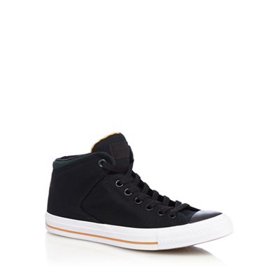 Black 'All Star Hight Street' high top trainers